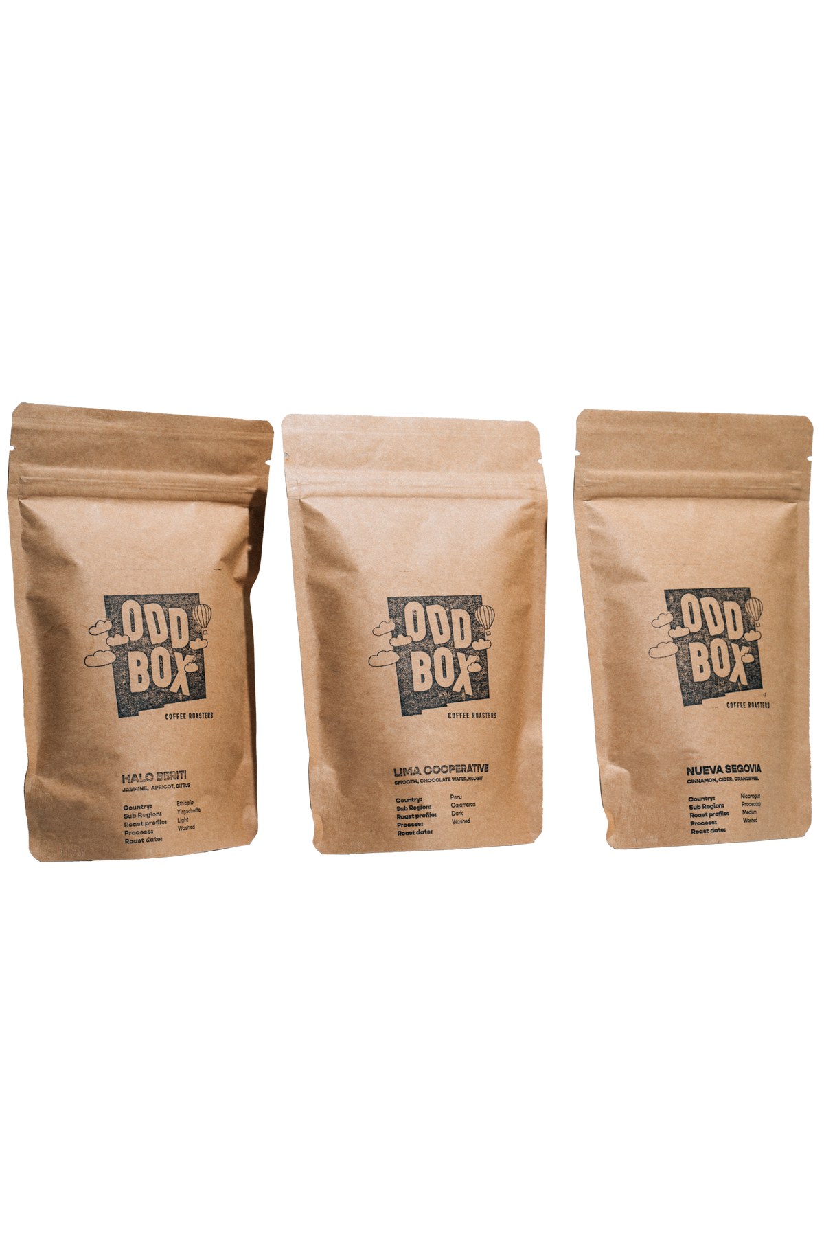 Roast Range Sample Box